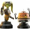 Bestpreis 🌟 Gentle Giant Star Wars: Rebels - Hera & Chopper (2-Pack) - Büsten ⌛