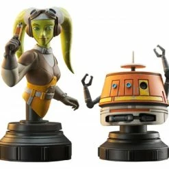 Bestpreis 🌟 Gentle Giant Star Wars: Rebels - Hera & Chopper (2-Pack) - Büsten ⌛