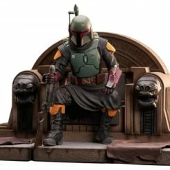 Großhandel 🎁 Gentle Giant Star Wars: The Mandalorian - Boba Fett On Throne - Premier Collection Statue 🧨