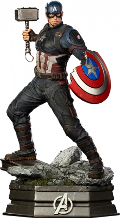 Neu 🎁 Iron Studios Avengers: Endgame - Captain America - Infinity Saga Legacy Replica Statue 💯