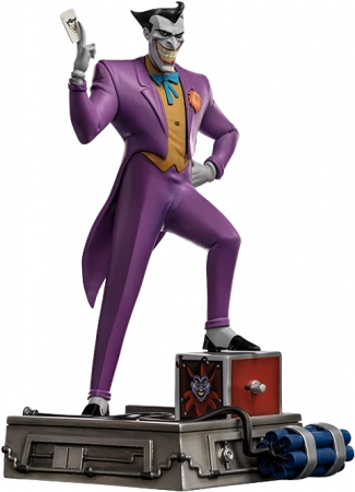 Blitzangebot 🌟 Iron Studios Batman: The Animated Series - Joker - Art Scale Statue ⌛