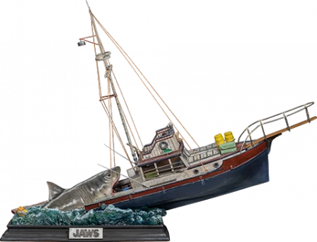 Rabatt 🔔 Iron Studios Der Weiße Hai: Jaws Attack - Demi Art Scale Statue 🌟