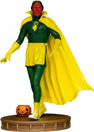 Aktion ✨ Iron Studios WandaVision: Vision (Halloween Version) - Art Scale Statue 🥰