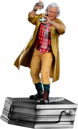 Großhandel 😍 Iron Studios Zurück In Die Zukunft II: Doc Brown - Art Scale Statue 😍