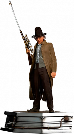 Rabatt 😉 Iron Studios Zurück In Die Zukunft III: Doc Brown - Art Scale Statue 👍