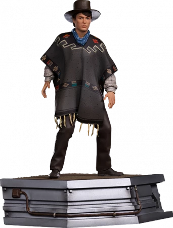 Coupon 💯 Iron Studios Zurück In Die Zukunft III: Marty McFly - Art Scale Statue ✨