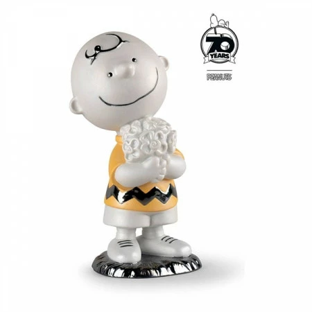 Brandneu 😍 Lladró Peanuts: Charlie Brown - Porzellan Statue 🛒