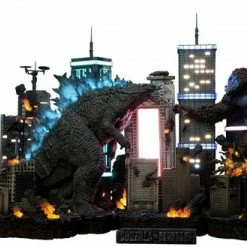 Rabatt 🛒 Prime 1 Studio Godzilla Vs. Kong: Godzilla Vs. Kong (Final Battle) - Ultimate Diorama Masterline Statue 🔔