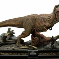 Budget 🌟 Prime 1 Studio Jurassic World:Das Gefallene Königreich - T-Rex & Carnotaurus - Legacy Museum Collection Statue 👍