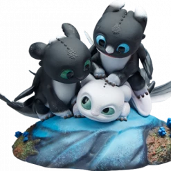 Budget 👏 Sideshow Drachenzähmen Leicht Gemacht 3: Die Geheime Welt - Dart, Springer Und Raffrenner - Statue 🥰