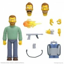 Neu 🔔 Super7 Die Simpsons: Hank Scorpio - Wave 2 Ultimates Actionfigur 🤩